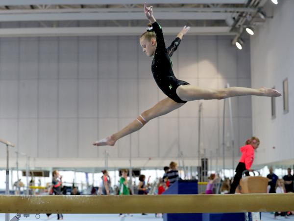 Gymnastics pro shot