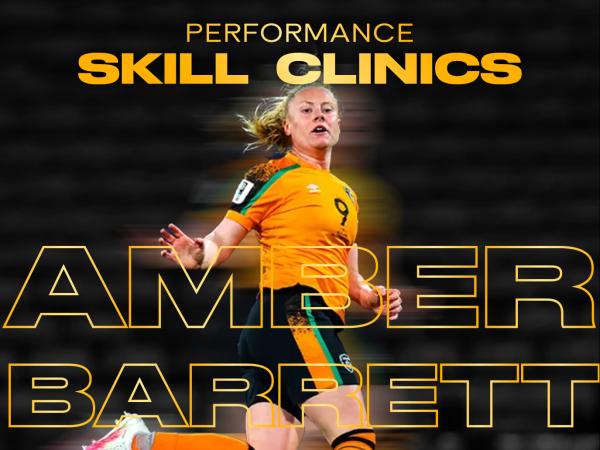Amber Barrett Skill Clinics at the Sport Ireland Campus Dublin