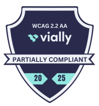 Accessibility Partially compliant logo