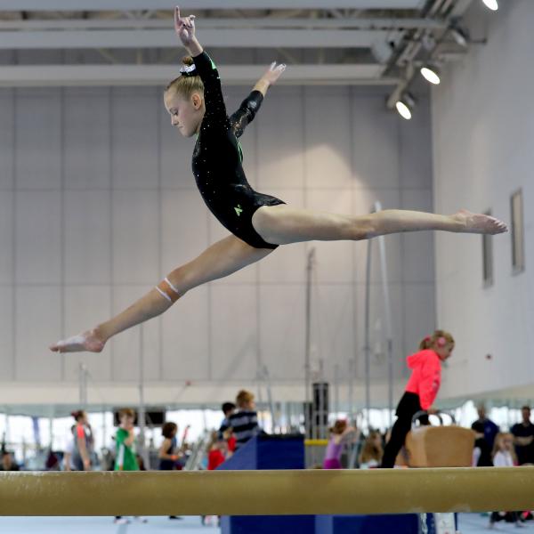 Gymnastics pro shot