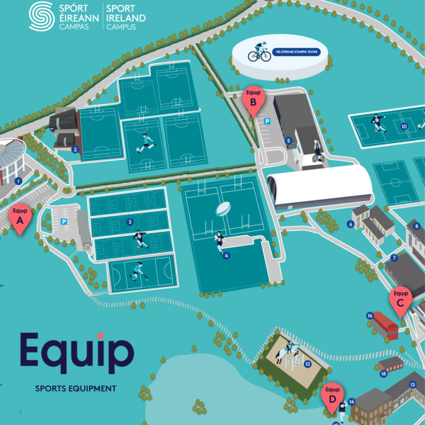 Equip Sport Equipment Rental at Sport Ireland Campus