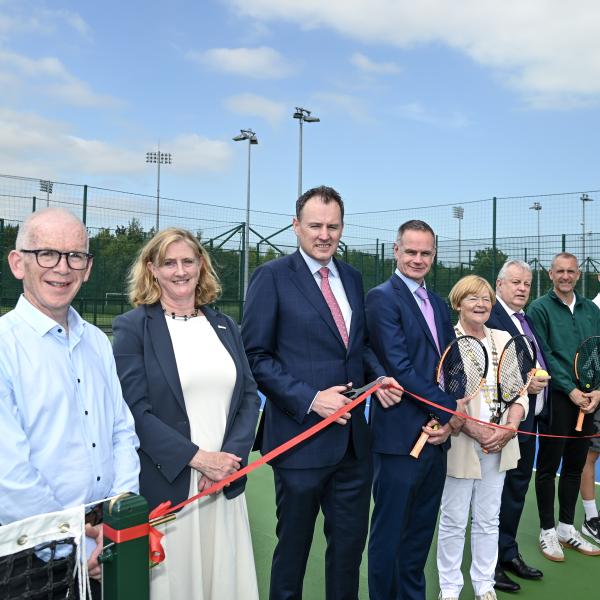 Tennis Courts Launch Images at Sport Ireland Campus