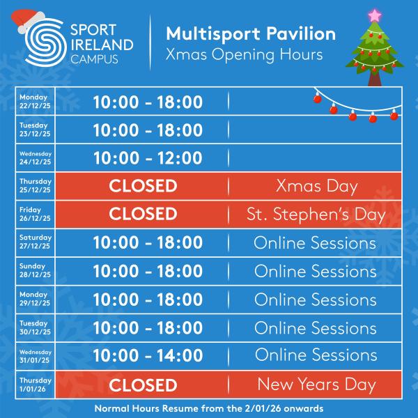 Christmas 2025 MSP Opening Hours