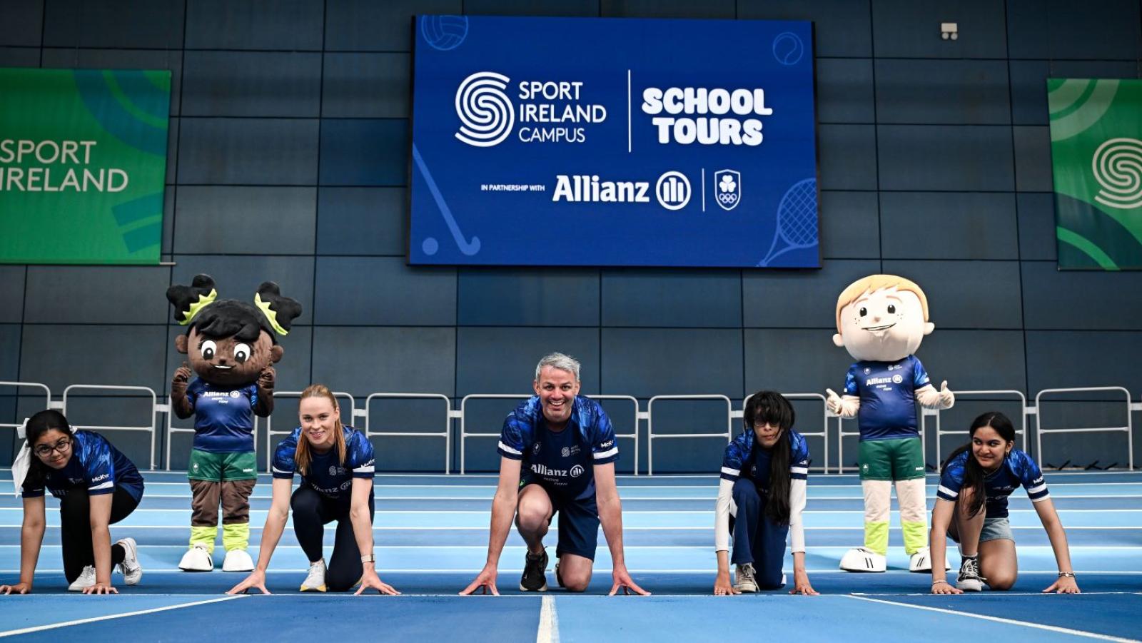 Sport Ireland Campus announce partnership with Allianz and Team Ireland to inspire next generation with school tours